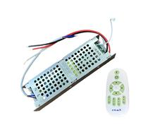 1 pièces AC110V-220V 18W-108W-150W sortie 24V 2.4G télécommande LED pilote alimentation for bande LED bicolore gradation changement de couleur(150W,AC 110V With Remote)