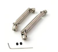 1 pièces arbre d'entraînement à cannelure interne en métal arbre de transmission à Joint universel fer galvanoplastie accouplement d'arbre d'entraînement télescopique(42-55mm(Hole 3-3mm))