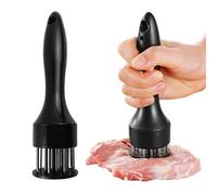 1 pièces Attendrisseur D'aiguille À Viande, Attendrisseur À Viande, Aiguille à steak, Convient pour cuisiner diverses viandes dans la cuisine, telles que le porc, le poulet, le poisson, le bœuf(noir)