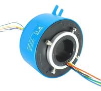 1 pièces bague collectrice conductrice rotative, ouverture 30 35 38.1 bague conductrice de brosse 40mm(4)