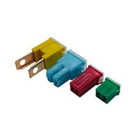 1 pièces boîte à fusibles de voiture fusible carré fusible 20A 30A 40A 50A 60A 80A 100A boîte à fusibles en ligne de voiture Câblage de protection (Color : Long Feet, Size : 30A)