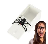 1 Pièces Boite Surprise Araignee, Araignée De Farce Cachée Dans Des Jouets De Boîte De Peur, Boîtes-De-Surprise De Peur Pop-out, Jouets De Blague D'Halloween Pour enfant Adultes, Couleur Aléatoire