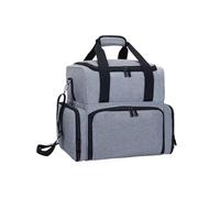 1 pièces Bouteille Grande capacité étui Organisateur de Vernis à Ongles-Rangement Voyage Portable avec 2 Sacs Amovibles et Essentiel for Les Femmes Ma pour Voyage(Grey)