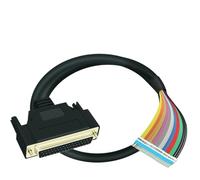 1 pièces câblage rapide DB50 d-sub DIN Module d'interface de montage sur Rail DB50 séparateur de bornier à ressort(DB50 FIO Cable 1M)