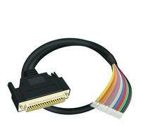 1 pièces câblage rapide DB50 d-sub DIN Module d'interface de montage sur Rail DB50 séparateur de bornier à ressort(DB50 MIO Cable 1M)