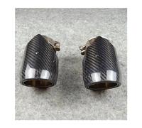 1 Pièces Carbone Queue D'échappement Gorge Silencieux Conseils Voiture Tuyaux D'échappement Voiture Carbone Embouts Buses Queues gorge queue(IN 57 OUT 114mm)