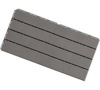1 pièces carreaux de sol à emboîtement en plastique revêtement de sol de terrasse extérieure piscine balcon arrière-cour porche jardin pelouse tapis de porte d'entrée revêtement de sol(Grigio)