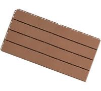 1 pièces carreaux de sol à emboîtement en plastique revêtement de sol de terrasse extérieure piscine balcon arrière-cour porche jardin pelouse tapis de porte d'entrée revêtement de sol(Rosso)