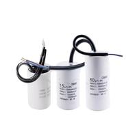 (1 pièces) CBB60 condensateur de fonctionnement du moteur démarrage pompe à eau laveuse pompe à Air avec vis 450V 4UF 5UF 6UF 8UF 10UF 12UF 14UF 16UF 20UF 100UF(450V8UF)