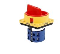 1 pièces commutateur de changement LW26GS 380V 2 pôles universel rotatif sélecteur de came commutateur de transfert 20A 25A 32A M2 64MM * 64MM(25A)