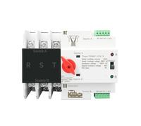 1 pièces commutateur de transfert automatique double puissance 2P 4P 63A 100A 125A-sélecteur électrique ATS for un transfert de puissance sans couture(3P 100a)