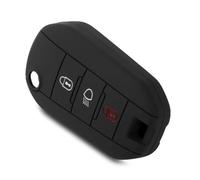 1 Pièces Coque De Clé De Voiture Housse en Silicone Sac 3 Boutons Sac De Clé pour Peugeot 3008 208 308 508 408 2008 307 4008