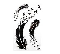 1 Pièces Corps Outils D'art Tatouages Temporaires Nouvelle Nouveauté Imperméable Tatouage Plume Autocollants
