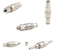 1 pièces coupleur rapide autobloquant SM SF SH SP tuyau de compresseur d'air pneumatique une touche Mini connecteur de Type Euro asie(Red Wine)