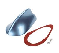1 pièces Couverture d'antenne Universelle en aileron de Requin Signal aérien Toit pour Voiture SUV Camion Tout-Terrain matériau ABS avec Base adhésive Bleu Islande