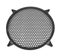 1 pièces Couverture de Haut-Parleur, Couverture de Maille en Plastique Audio de Voiture Modification du Haut-Parleur de woofer protéger la Garde(12 inch)