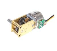 1 pièces DC 5V GM1218-15BY Micro moteur pas à pas boîte de changement de métal engranaje hélicoïdal sans 2 phases-4 câbles pour(Ratio 603)