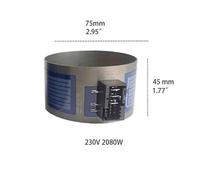1 Pièces De Chauffage, Compatible For Bosch, Cycle De Chauffage Du Lave-vaisselle, Anneau Chauffant À Film Épais For Lave-vaisselle 2080W 230V(75MM 45MM)
