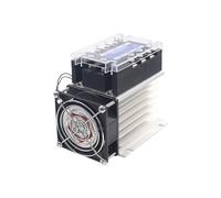 1 pièces de contrôle de relais à semi-conducteurs triphasé AC 380V 40A SSR-3 032 3840Z DC-AC, ensemble complet (relais, dissipateur de chaleur, ventilateur)(Three-phase 150DA)