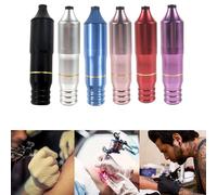1 Pieces De Stylo De Tatouage De Machine Rotatoire De Tatouage Avec Moteur Pour Tatoueur Cordon Cartouche Poignee Accessoires Avec 2 Pieces Aiguilles