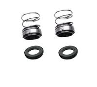 1 pièces EA560-32/35/40/45 EA560-50/55 EA560-60 carbure de silicium-carbone-NBR pompe à eau simple ressort à bobine soufflet arbre joint mécanique(1Piece EA560-35)