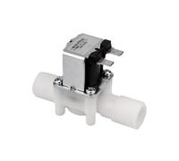 1 Pièces Électrovanne En Plastique 12V 24V 220V 1/2 "distributeur De Machine À Laver Magnétique Eau Potable Contrôleur De Pression Pneumatique Interrupteur Vanne De Distribution(DC 24V)