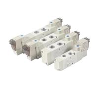 1 PIÈCES Électrovannes D'air 5V110-06 5V210-08 5V220-06 5V230-08 DC12V DC24V AC220V Vanne Électrique Pneumatique(5V210-08 DC24V,With 8mm Fitting)