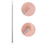 1 Pieces En Acier Inoxydable Noir Tête Boutons Acne Aiguille Outil Soins Du Visage Points Noirs Acne Dissolvant Aiguilles Points Noirs Enlevement Livraison Gratuite