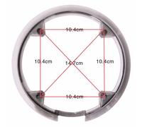 1 Pièces En Plastique Plateau Protéger Cycle Manivelle Ensemble Bouclier Couverture Vélo Chaîne Roue Garde Vtt