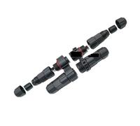 1 pièces fiches mâles Femelles M16 for lumière LED connecteur de câble électrique étanche Prise de Courant 2 3 4 5 6 7 8 9 10 12 Broches(5 pin)