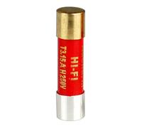 1 pièces fièvre Grade monocristal pur argent Nano fusible fusible capuchon plaqué or amplificateur Audio fusible 5x20mm/6x32mm Câblage de protection (Color : 5a 5x20mm)