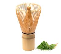 1 Pièces Fouet à Matcha En Bambou Naturel, Accessoire De Cérémonie Du Matcha Japonais - 100 Bâtons, Fouet En Bambou Naturel Traditionnel De Matcha Pour La Cérémonie Du Thé, La Boisson