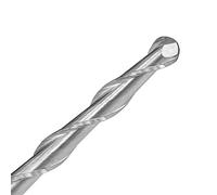 1 pièces fraise à bout sphérique à 2 cannelures-mèche de routeur CNC en carbure de tungstène for la gravure et la découpe de précision du métal(4x25x45)