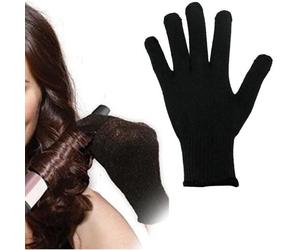 1 Pieces Gant Professionnel Resistant À La Chaleur Outil De Coiffure Pour Curling Droit Plat Fer Noir Gant Thermique Pour Fer À Friser