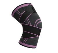1 Pièces Genouillères Bretelles Sport Soutien Genouillère Hommes Femmes Pour L'arthrite Articulations Protecteur Fitness Compression Manchon -1 Piece Rose-S