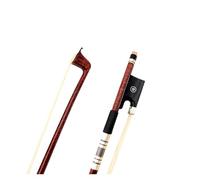 1 pièces haut Pernambuco fibre de carbone bâton rond violon alto violoncelle arc 4/4, argent/cuivre monté, prêle de Sibérie crin de cheval(Violin bow silver)