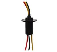 1 pièces haute puissance 30A bague collectrice 2/3/4/5/6ch fils collecteur de brosse électrique bague collectrice connecteur d'alimentation éolienne Joint rotatif Dia 22/31mm(Dia 22mm 3ch 30A)