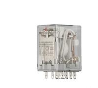 1 pièces haute puissance petit relais intermédiaire électromagnétique CR-MX024DC4L CR-MX230AC4L MY4NJ DC12V DC24V AC110V AC220V 14 pieds(CR-MX110AC4L AC110V)