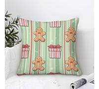 1 Pièces Housse De Coussin De Noel 40x40cm, Decoration De Noel Interieur Chic, Coussins Decoratifs pour Canapes, Decoration De Noël Maison Salon Chambre Lit