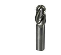 1 pièces HSS fraise à bout sphérique 2 cannelures 4 cannelures avec rayon de tige droite 0.5 à R16 fraise CNC outil d'usinage des métaux(4F,R7xD12x83)