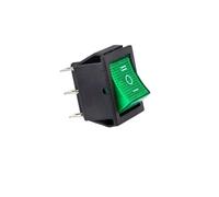 1 pièces interrupteur à bascule autobloquant/verrouillage interrupteur d'alimentation e/s marche-arrêt marche-arrêt 4 broches 6 broches avec lumière 16A 250VAC 20A 125VAC KCD4(3D3P-Green)