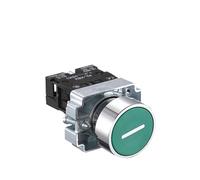1 pièces interrupteur à bouton-poussoir auto-réinitialisation XB2 petite tête de champignon arrêt d'urgence 22mm bouton clé démarrage mise sous tension XB2-BS542 XB2-BA31 XB2-BA42(XB2-BA3311 GREEN -)