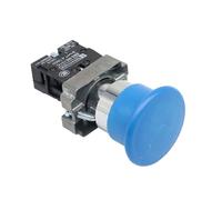 1 pièces interrupteur à bouton-poussoir auto-réinitialisation XB2 petite tête de champignon arrêt d'urgence 22mm bouton clé démarrage mise sous tension XB2-BA31 XB2-BA42(XB2 BC 61)