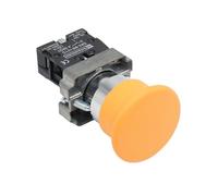 1 pièces interrupteur à bouton-poussoir auto-réinitialisation XB2 petite tête de champignon arrêt d'urgence 22mm bouton clé démarrage mise sous tension XB2-BA31 XB2-BA42(XB2 BC 51)