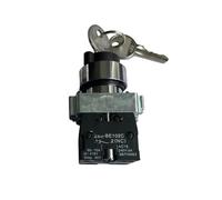 1 pièces interrupteur à clé 22mm XB2-BG21 BG33 BG23 BG25 BG35 BG45 BG53 BG22 1NO/2NO/1NO1NC 2/3 Position autobloquant réinitialiser bouton(XB2-BG33)