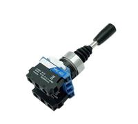 1 pièces interrupteur à manette momentané 2/4 Positions auto-verrouillage ressort de rappel Wobble Stick 22mm Monolever interrupteur croisé à bascule(2 way Self reset)