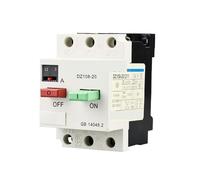 1 pièces interrupteur de protection de moteur DZ108-20/211 DZ108-20/111 380V triphasé 3P démarreur disjoncteur de protection démarreur(211,4-6.3A)