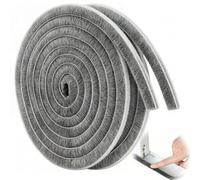 1 Pièces Joint à Brosse Autocollant, Anti-vent, Anti-poussière, Joint Brosse Moustiquaire, Moustiquaire, Pour portes coulissantes, fenêtres, garde-robes (Gris)