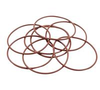 1 Pièces Joint Torique en Caoutchouc Fluoré, 26mm x 20mm x 3mm, Fil Diamètre 3 mm OD 26 mm, Brun FKM Joint Étanchéité pour Machines Plomberie