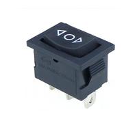 1 pièces KCD1 Mini noir 3 broches/6 broches marche/arrêt/marche interrupteur à bascule AC 6A/250V10A/125V ESSEIEIE(3pin reset)